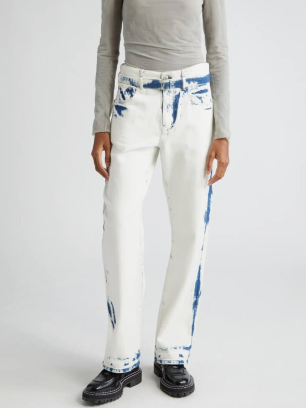 Proenza Schouler Ellsworth Bleached Boyfriend Jeans